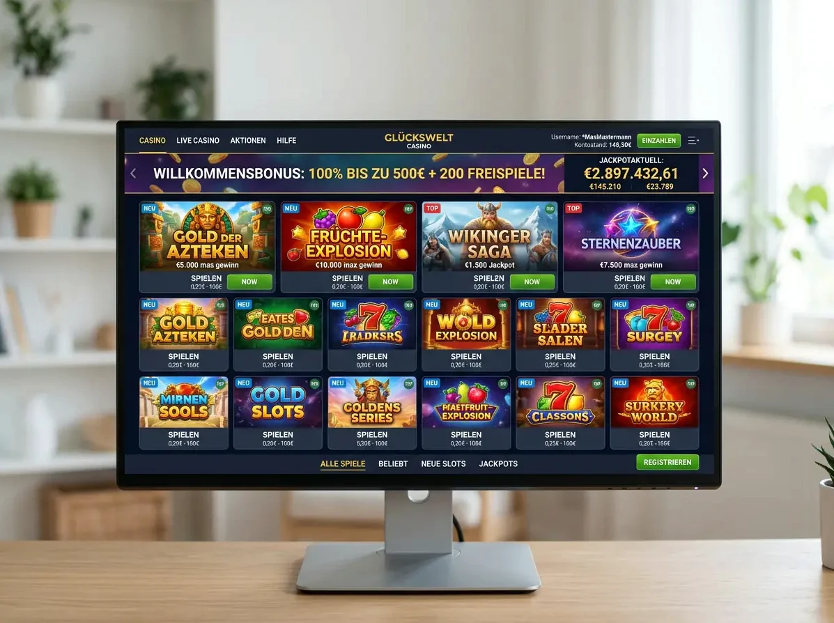 Glory — Spielangebot im Überblick